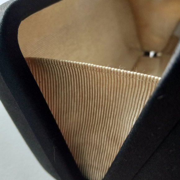 Ann Taylor Black and Gold Beaded Hard Clutch Purse - Picture 9 of 9